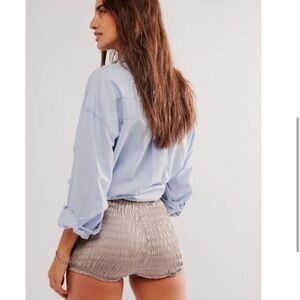 free people intimately ruched shorties